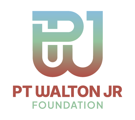 PT Walton Jr foundation multicolored logo